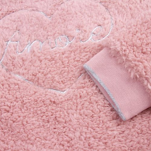Girls Pink Amore Teddy Fleece Sweat Top 74849 by Mayoral from Hurleys