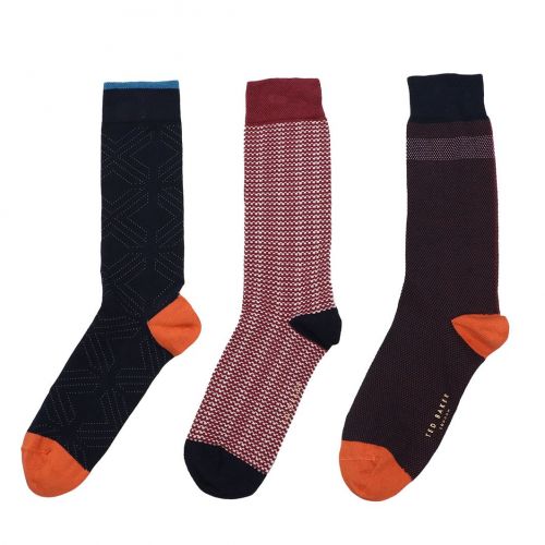Mens Assorted Redpak 3 Pack Sock Set 96685 by Ted Baker from Hurleys