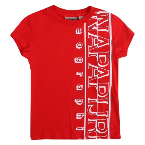 Boys Bright Red Seri S/s T Shirt 58711 by Napapijri from Hurleys