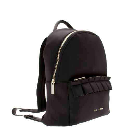 Womens Black Rresse Ruffle Backpack 34212 by Ted Baker from Hurleys