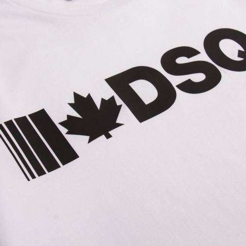 Boys White I Heart DSQ2 S/s T Shirt 75370 by Dsquared2 from Hurleys