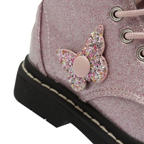 Girls Pink Glitter Fairy Wings Boots (26-35) 78330 by Lelli Kelly from Hurleys