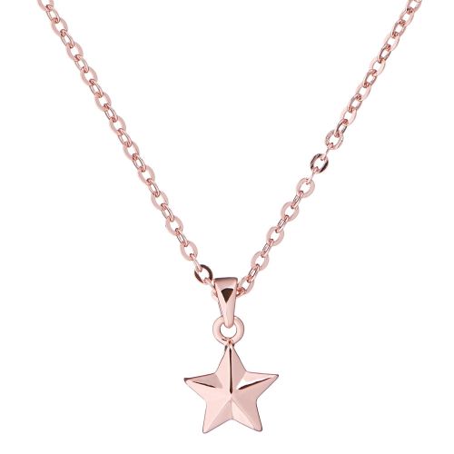 Womens Rose Gold Shona Star Necklace 34065 by Ted Baker from Hurleys
