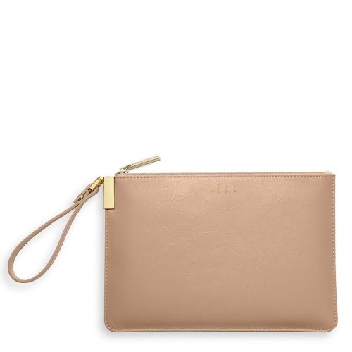 Womens Taupe Ooh La La Secret Message Pouch 81659 by Katie Loxton from Hurleys