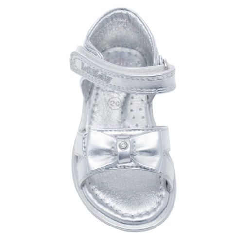 Baby Silver Maia Bow Sandals (20-25EUR) 25667 by Lelli Kelly from Hurleys