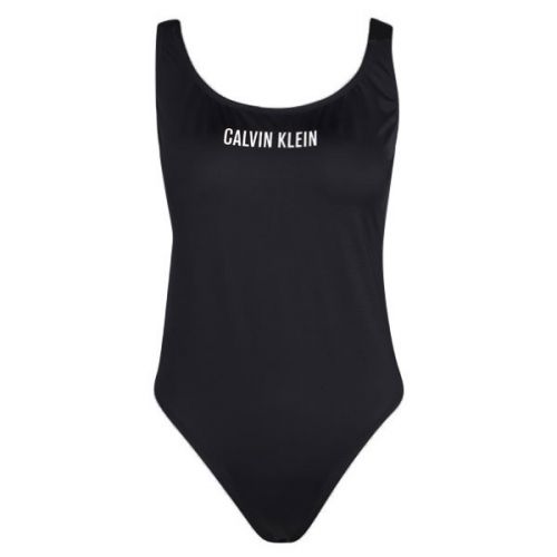 Womens Black Curve Scoop Back Swimsuit 108779 by Calvin Klein from Hurleys
