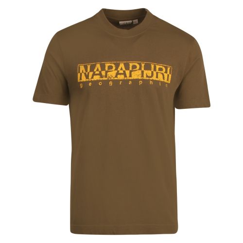 Mens Green Way Solanos S/s T Shirt 59731 by Napapijri from Hurleys