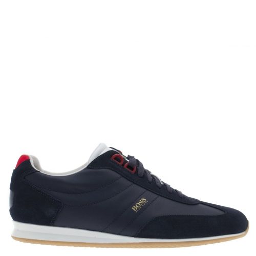 Casual Mens Dark Blue Orland_Lowp Trainers 22654 by BOSS from Hurleys