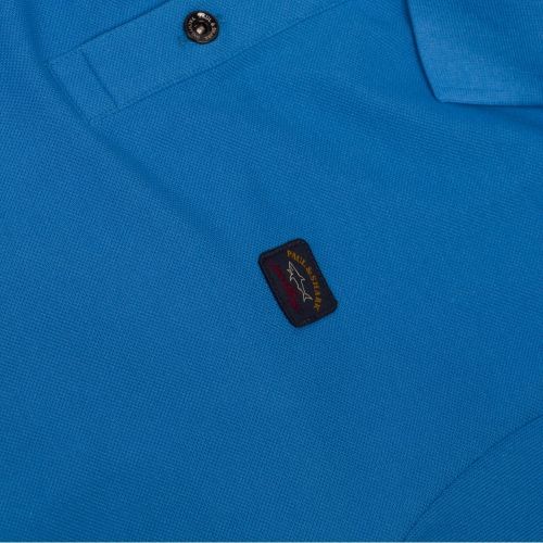 Mens Blue Classic Logo Custom Fit S/s Polo Shirt 36749 by Paul And Shark from Hurleys