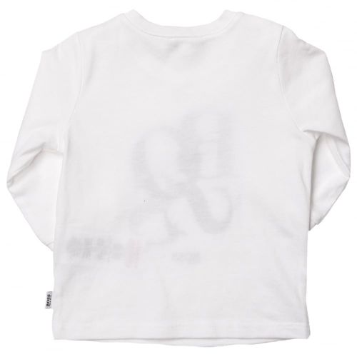 Boss Baby White Branded L/s Tee Shirt 65298 by BOSS from Hurleys