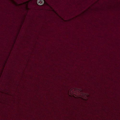 Lacoste Mens Burgundy Paris Regular Fit S/s Polo Shirt 74613 by Lacoste from Hurleys
