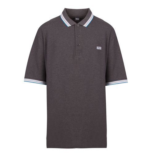 Athleisure Big & Tall Mens Charcoal B-Paddy S/s Polo Shirt 45150 by BOSS from Hurleys