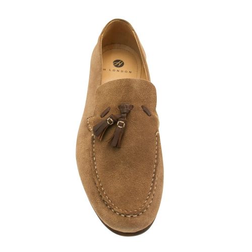 Mens Tobacco Bernini Suede Shoe 6650 by Hudson London from Hurleys