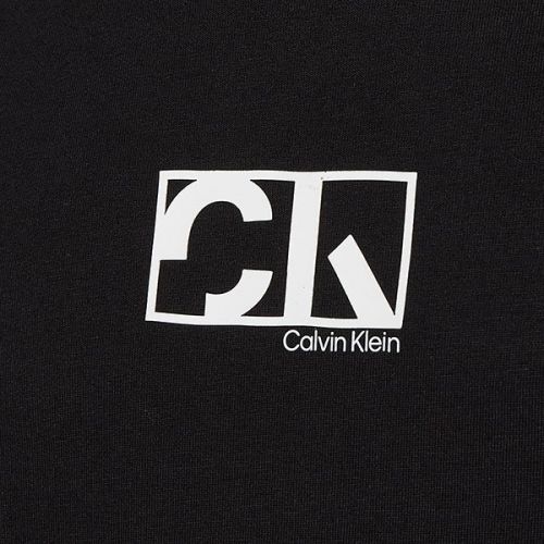 Mens Black Graphic Logo S/s T Shirt 110358 by Calvin Klein from Hurleys