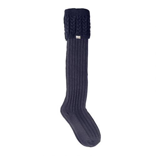 Womens Navy Trinity Knitted Socks 98601 by Dubarry from Hurleys