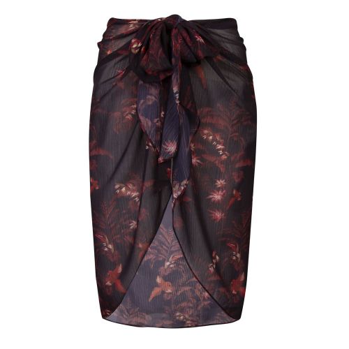 Womens Black Rayelle Printed Sarong 89103 by Ted Baker from Hurleys