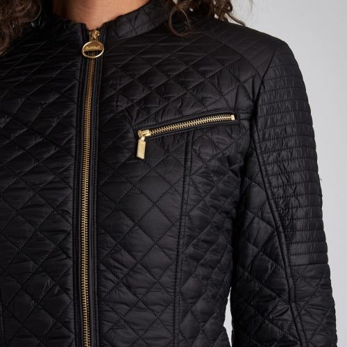 Womens Black Ronda Quilted Jacket 46606 by Barbour International from Hurleys