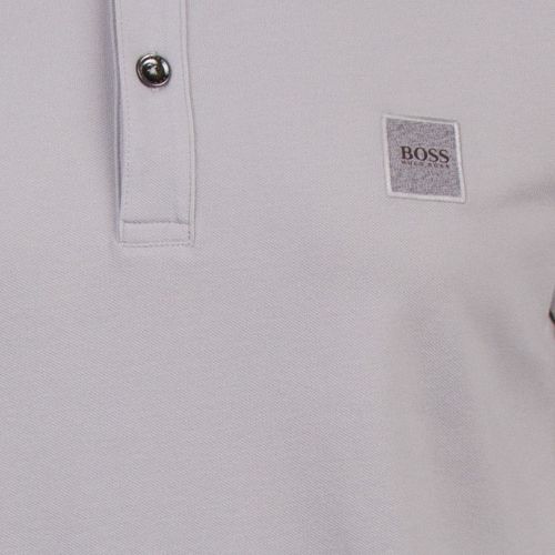 Casual Mens Silver Passenger Slim Fit S/s Polo Shirt 73655 by BOSS from Hurleys