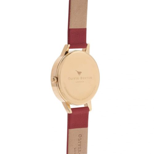 Womens Red & Gold Midi Dial Watch 72890 by Olivia Burton from Hurleys