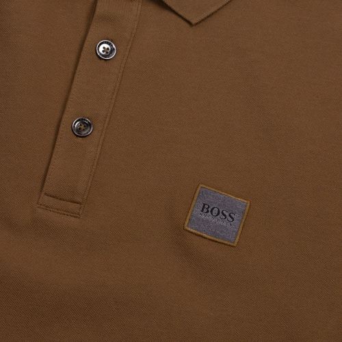 Casual Mens Beige Passenger Slim Fit S/s Polo Shirt 73661 by BOSS from Hurleys