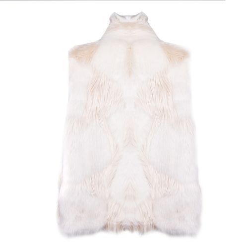 Womens Classic Cream Marion Faux Fur Wrap Gilet 33930 by French Connection from Hurleys