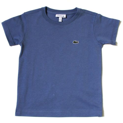 Boys Platoon Blue Classic Crew S/s Tee Shirt 18996 by Lacoste from Hurleys