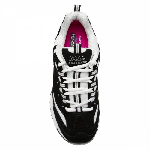 Womens Black/White DLites Biggest Fan Trainers 40722 by Skechers from Hurleys