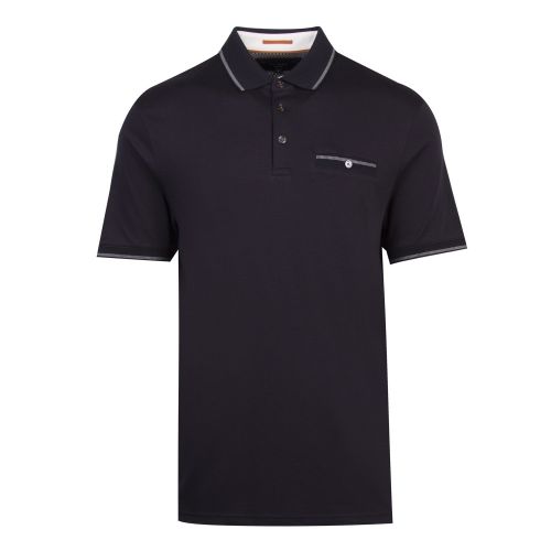 Mens Navy Boomie Tipped S/s Polo Shirt 53069 by Ted Baker from Hurleys