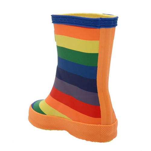 Boys Multicoloured First Classic Rainbow Print Wellington Boots 94206 by Hunter from Hurleys
