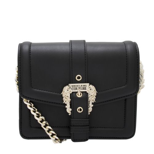 Womens Black Branded Buckle Crossbody Bag 43789 by Versace Jeans Couture from Hurleys