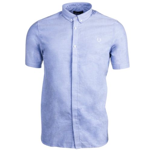 Mens Light Smoke Classic Oxford Shirt 71408 by Fred Perry from Hurleys