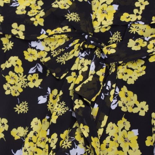Womens Black/Yellow Glam Fleur Jumpsuit 40006 by Michael Kors from Hurleys
