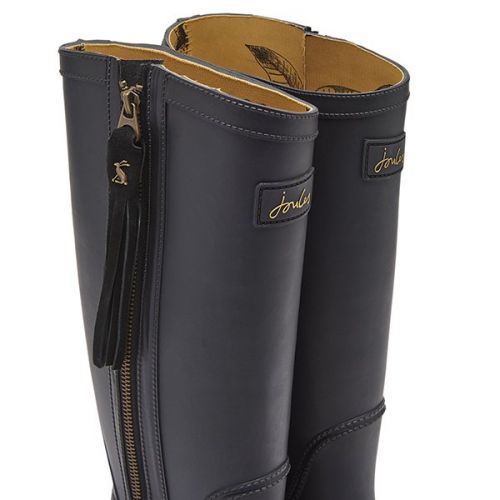 Womens True Black Collette Wellington Boots 111344 by Joules from Hurleys