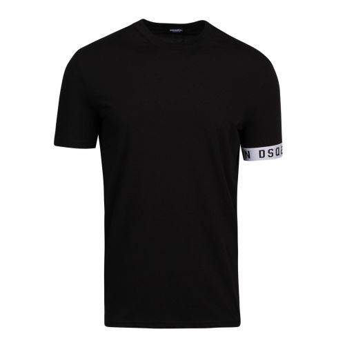 Mens Black/White Icon Armband S/s T Shirt 84510 by Dsquared2 from Hurleys