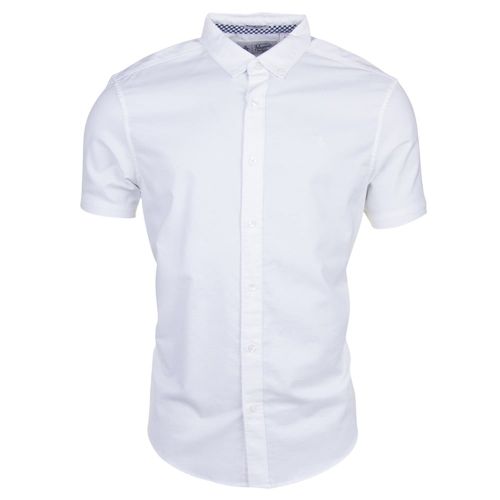 Mens Bright White Oxford Fit S/s Shirt 71201 by Original Penguin from Hurleys
