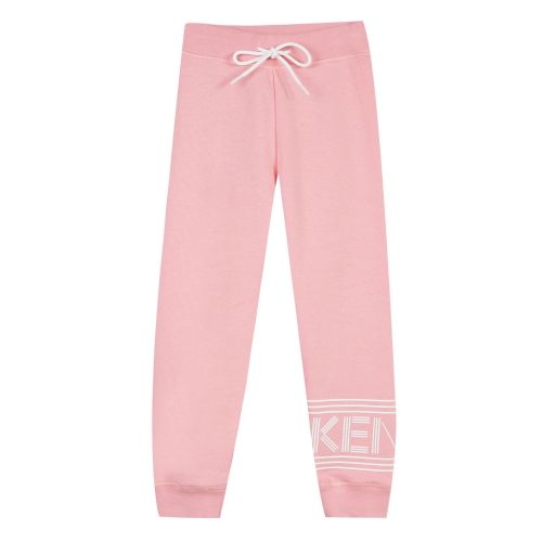 Girls Mid Pink Cosmic Logo Sweat Pants 30768 by Kenzo from Hurleys