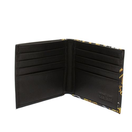 Mens Black Baroque Detail Coin Bifold Wallet 74327 by Versace Jeans Couture from Hurleys
