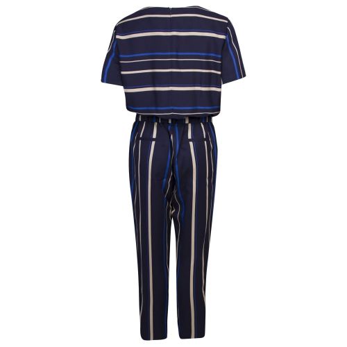Casual Womens Dark Blue Asumy Stripe Jumpsuit 22224 by BOSS from Hurleys