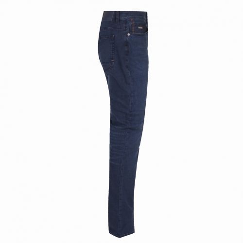 Casual Mens Dark Blue Delaware BC-L-C Slim Fit Jeans 34425 by BOSS from Hurleys