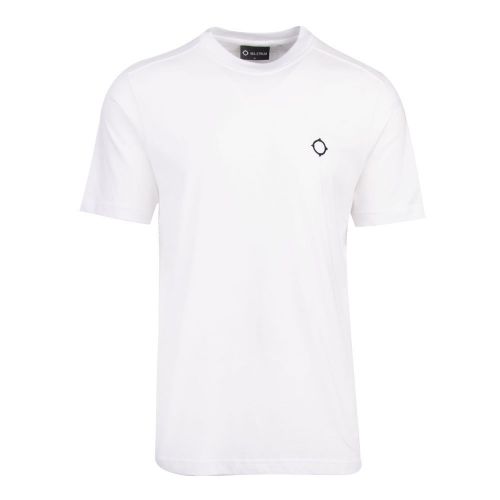 Mens Optic White Icon S/s T Shirt 82108 by MA.STRUM from Hurleys