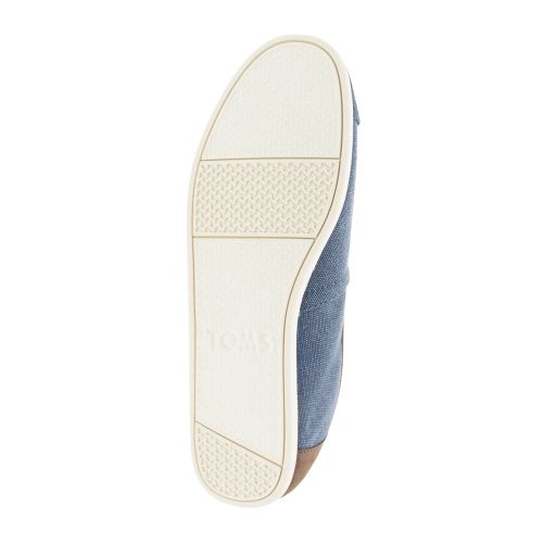 Mens Navy Wash Canvas/Trim Alpargatas Classic 8681 by Toms from Hurleys