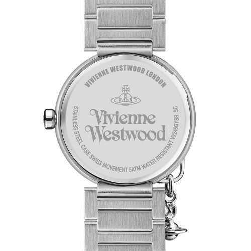 Womens Silver/Rose Gold/Grey Poplar Bracelet Watch 87887 by Vivienne Westwood from Hurleys