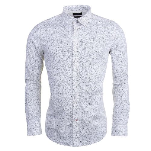 Mens White S-Dino L/s Shirt 10598 by Diesel from Hurleys
