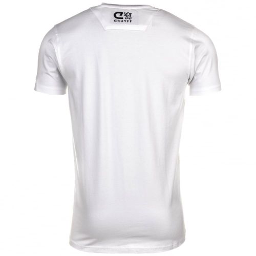 Mens White Turner S/s Tee Shirt 62416 by Cruyff from Hurleys