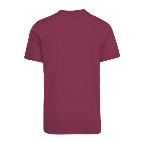Mens Dark Red Classic Zebra Regular Fit S/s T Shirt 92635 by PS Paul Smith from Hurleys