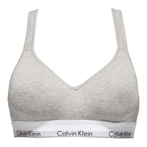 Calvin Klein Bralette Womens Grey Heather Modern Cotton Lift