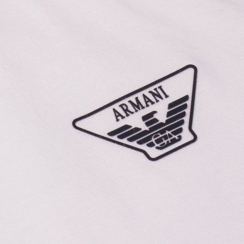 Boys White Basic Logo S/s T Shirt 19749 by Armani Junior from Hurleys