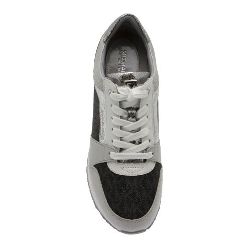 Womens Black/Silver Billie Pearlized Logo Trainers 44250 by Michael Kors from Hurleys