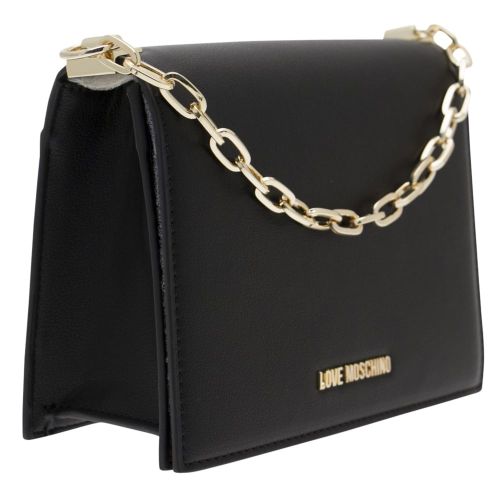 Womens Black Smooth Chain Cross body 21494 by Love Moschino from Hurleys