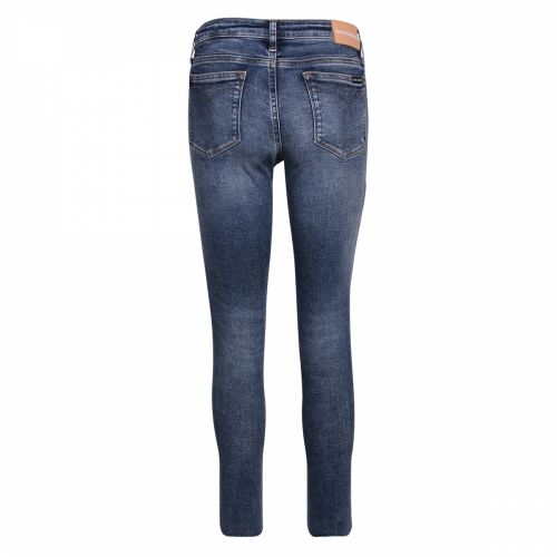Womens Hermitage Blue CKJ 001 Super Skinny Split Hem Jeans 39016 by Calvin Klein from Hurleys